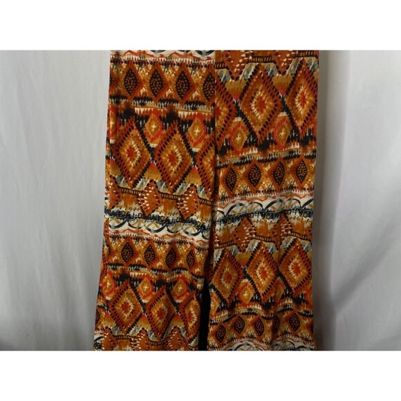 Rainbow Women's Palazzo Flare Leggings Multicolor High Waist Size Medium X 32 - Picture 4 of 10